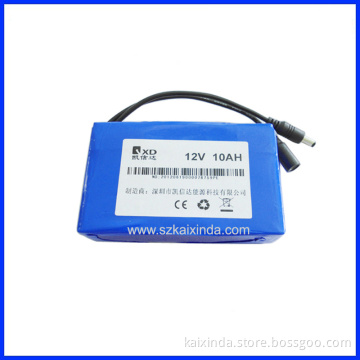 12V 10ah Li Polymer Battery Recahrgeable for Lights